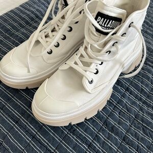 Palladium Women's White High-Top Sneakers